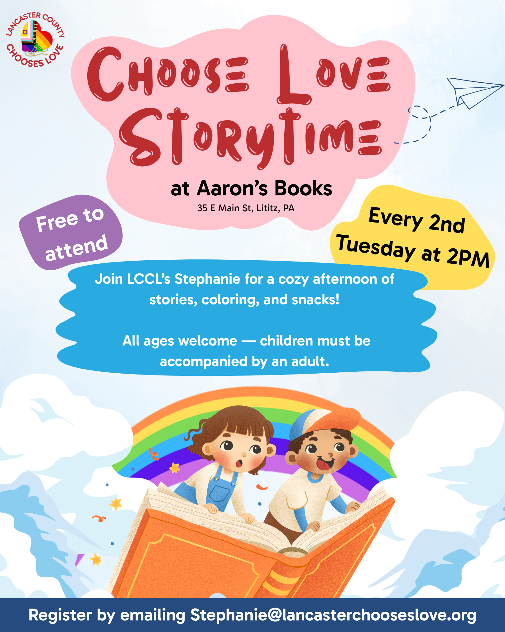 Kids Storytime flier