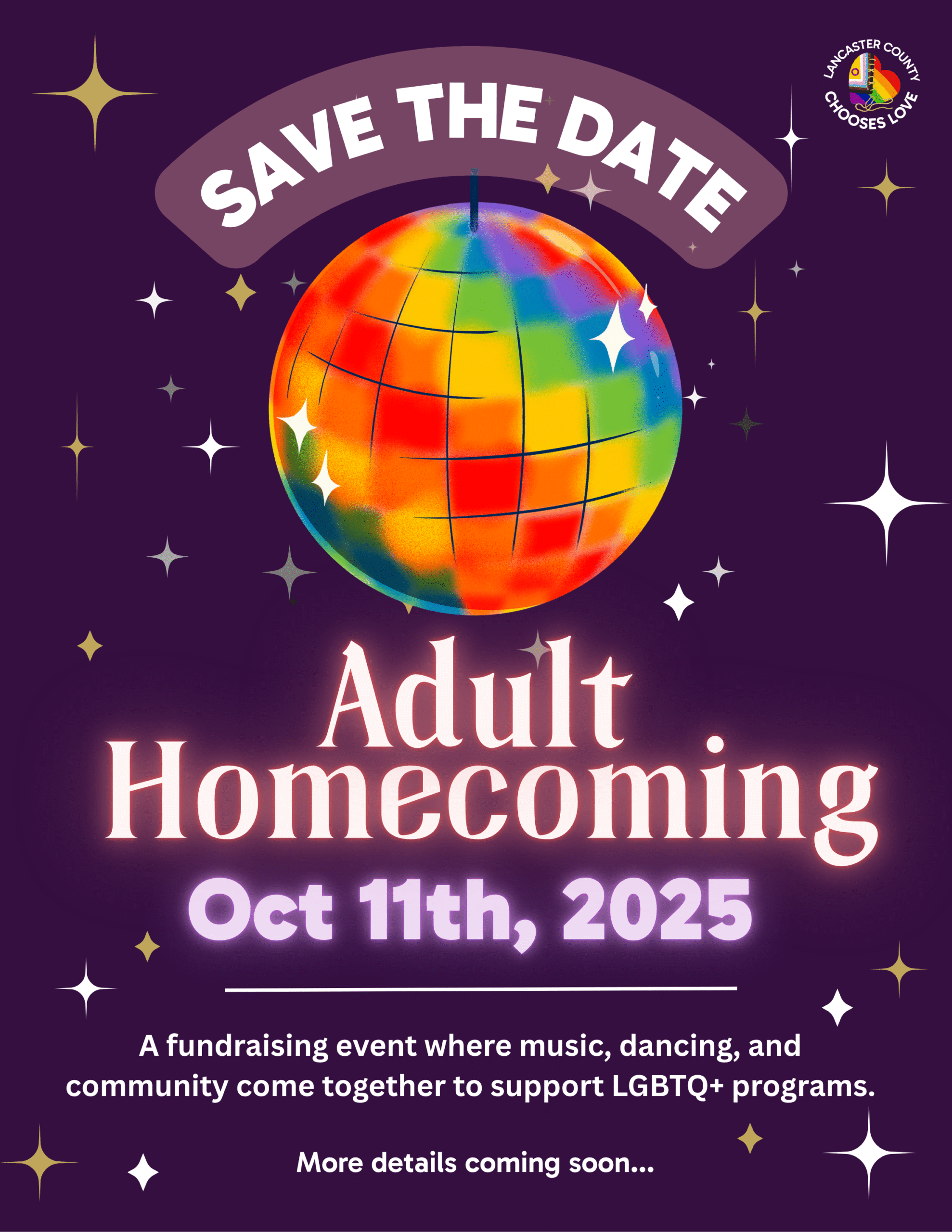 Adult Homecoming flyer